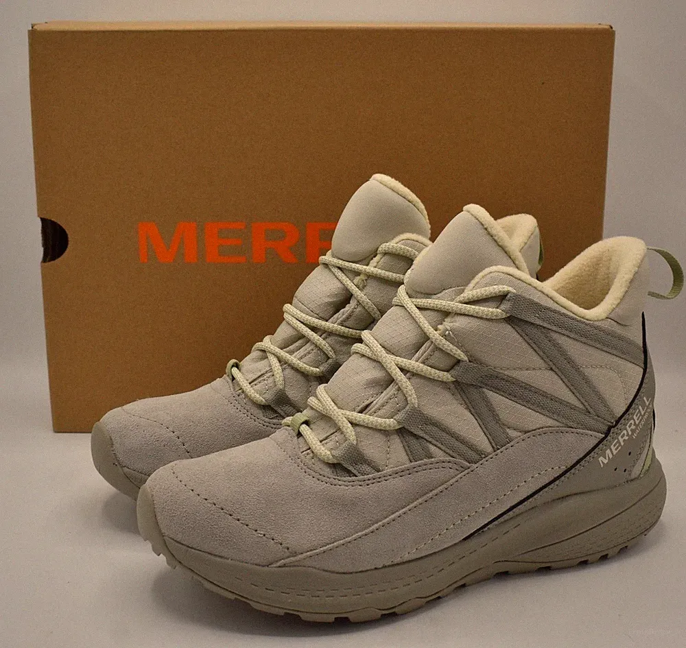 Merrell Women 8 Bravada Edge 2 Thermo Demi Fog Mid Waterproof Winter Hiking Boot